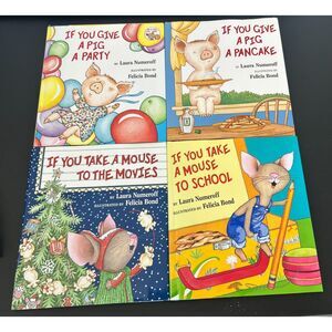 Lot of 4 Hard Cover Laura Numeroff books